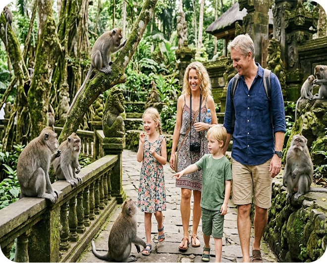 monkey forest ubud activity