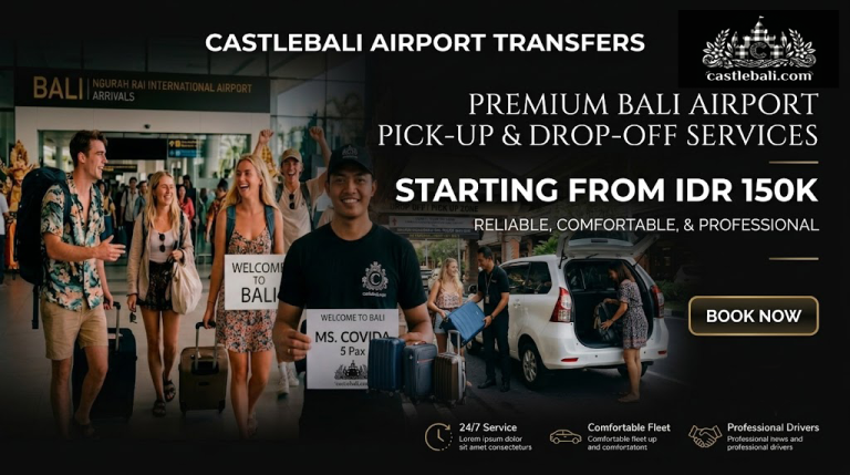 castle bali transfer airport header banner